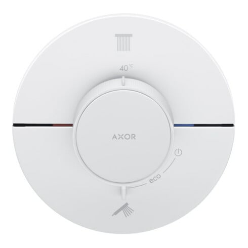 hansgrohe Thermostat Axor ShowerSelect ID UP, für 2 Verbraucher, rund, Mattweiß