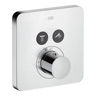 hansgrohe Thermostat AXOR SHOWERSELECT SOFT Unterputz, für 2 Verbraucher chrom