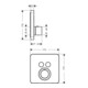 hansgrohe Thermostat AXOR SHOWERSELECT SOFT Unterputz, für 2 Verbraucher chrom-3