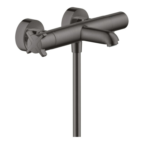 hansgrohe Thermostat de baignoire Axor Citterio E AP, sortie 177 mm, 2 usages, brossé bleu vc