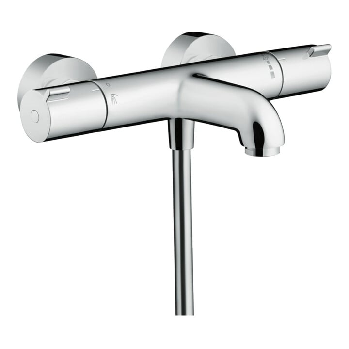 hansgrohe Thermostat de baignoire Ecostat 1001 CL 296x102mm, AP, 2 voies, sortie 182mm, chromé
