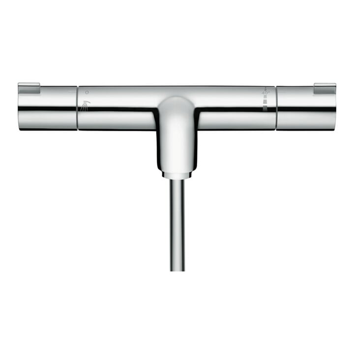 hansgrohe Thermostat de baignoire Ecostat 1001 CL 296x102mm, AP, 2 voies, sortie 182mm, chromé