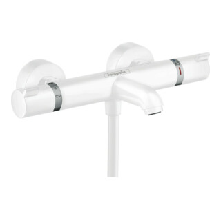 hansgrohe Thermostat de baignoire Ecostat Comfort 305x188mm, AP, 2 voies, A 177mm, blanc mat