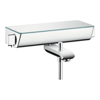hansgrohe Thermostat de baignoire Ecostat Select AP, 2 sorties, saillie 193 mm, chrome