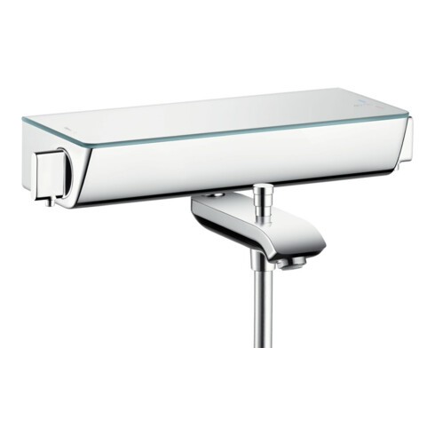 hansgrohe Thermostat de baignoire Ecostat Select AP, 2 sorties, saillie 193 mm, chrome