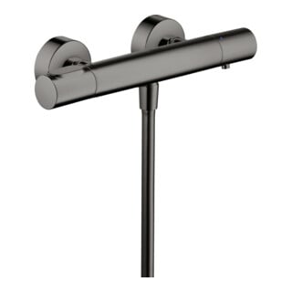 hansgrohe Thermostat de douche Axor Citterio M AP, 1 sortie, chrome noir poli