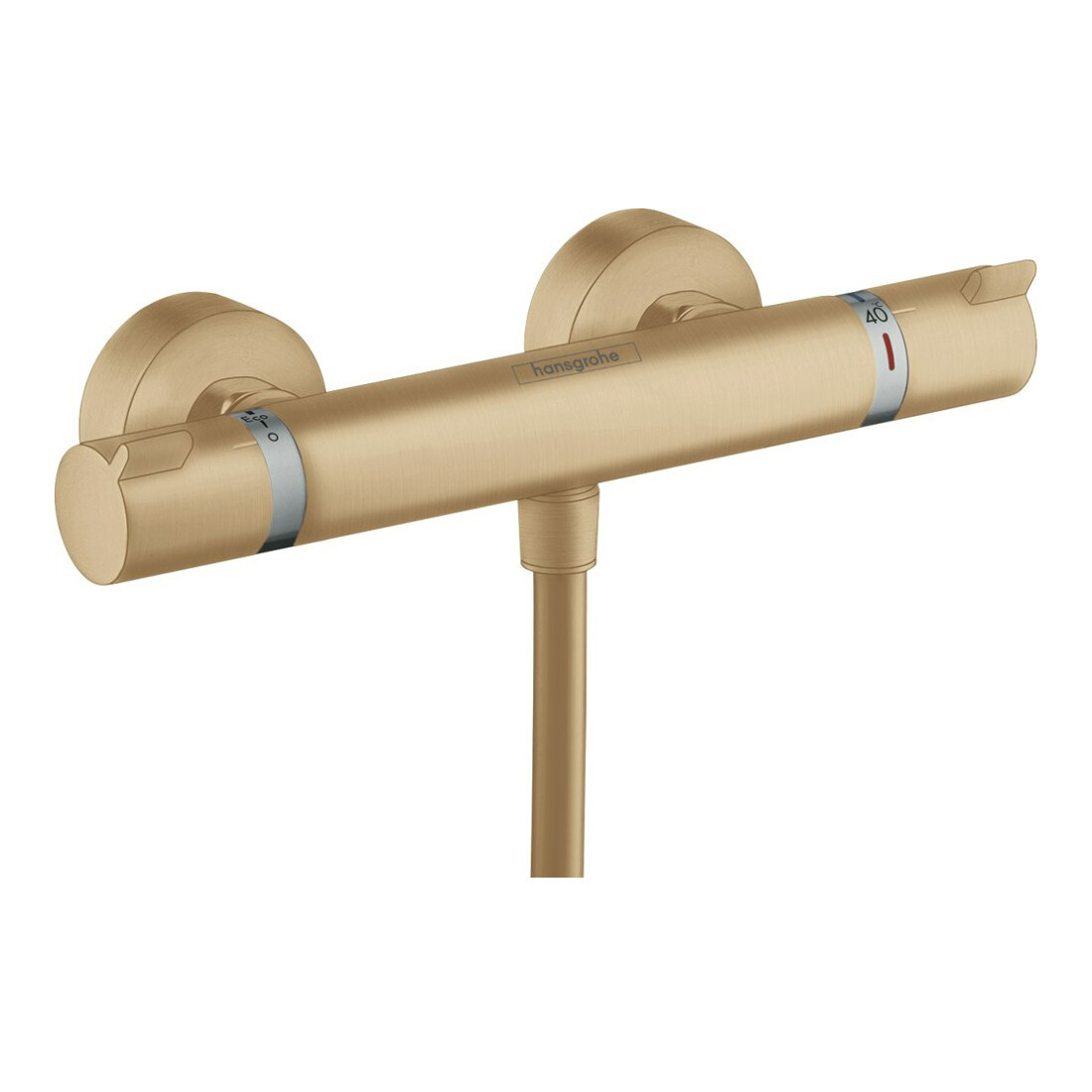 hansgrohe Thermostat de douche Ecostat Comfort 304x103mm, AP, 1 sortie, bronze brossé