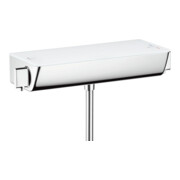 hansgrohe Thermostat de douche Ecostat Select AP, 1 sortie, blanc/chrome-1