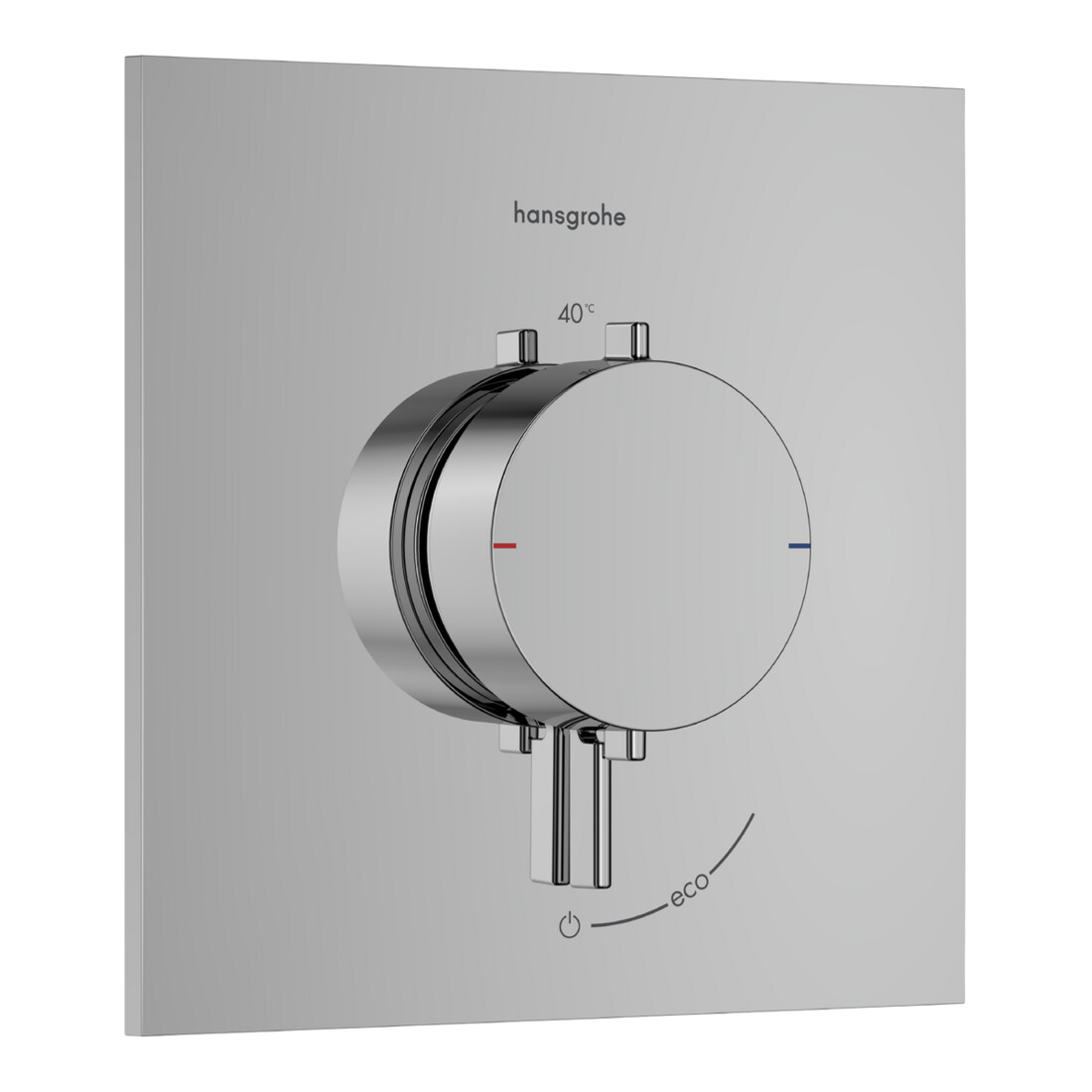 hansgrohe Thermostat Ecostat Comfort E encastré, 1 sortie, 25,4 l/min, chrome