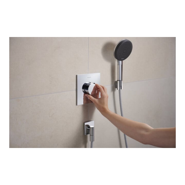 hansgrohe Thermostat Ecostat Comfort E encastré, 1 sortie, 25,4 l/min, chrome