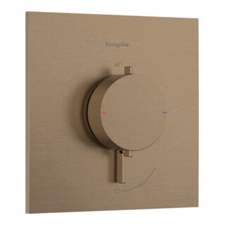 hansgrohe Thermostat Ecostat Comfort E encastré, 25,4 l/min, bronze brossé