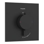 hansgrohe Thermostat Ecostat Comfort E encastré, f 1 cons., 25,4 l/min, noir mat-1