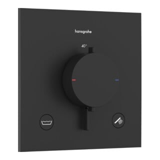 hansgrohe Thermostat Ecostat Comfort E UP, f 2 Verbr., 23 l/m., EN 1717, sw ma