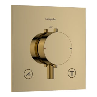 hansgrohe Thermostat Ecostat Comfort E UP, f 2 Verbr., 24 l/m., pol. gold optic