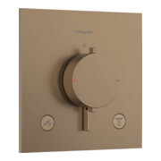 hansgrohe Thermostat Ecostat Comfort E UP, f 2 Verbr., 24 l/min, brushed bronze-1