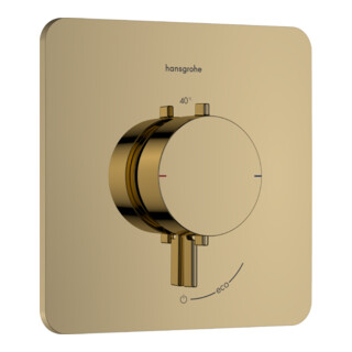 hansgrohe Thermostat Ecostat Comfort Q encastré, 1 sortie, 25,9 l/min, optique or poli