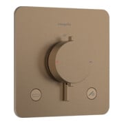 hansgrohe Thermostat Ecostat Comfort Q encastré, 2 sorties, 23 l/m, EN 1717, bronze-1