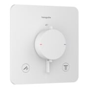 hansgrohe Thermostat Ecostat Comfort Q encastré, 2 utilisateurs, 24 l/min, blanc mat-1