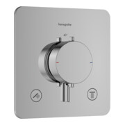hansgrohe Thermostat Ecostat Comfort Q encastré, pour 2 utilisateurs, 24 l/min, chrome-1