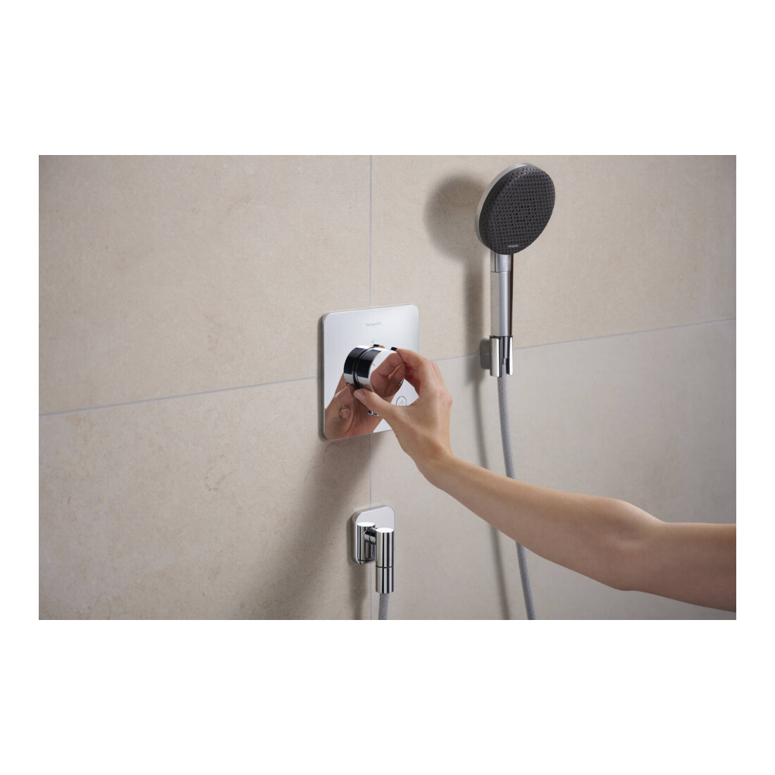 hansgrohe Thermostat Ecostat Comfort Q encastré, pour 2 utilisateurs, 24 l/min, chrome
