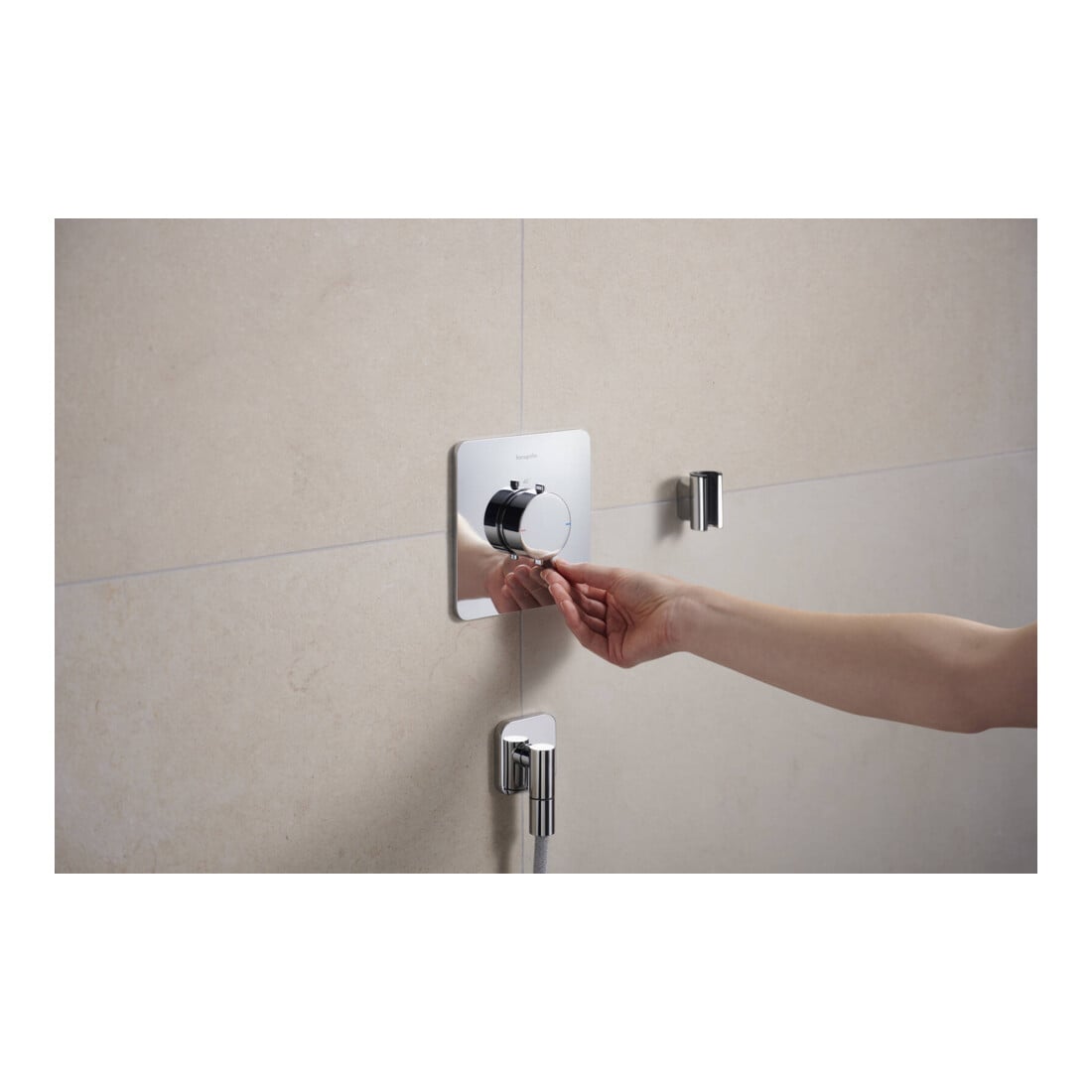 hansgrohe Thermostat Ecostat Comfort Q UP, für 1 Verbraucher, 25,9 l/min, chrom