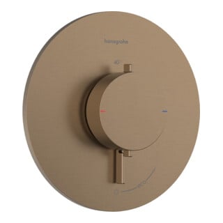hansgrohe Thermostat Ecostat Comfort S encastré, 1 sortie, 25,4 l/min, bronze brossé