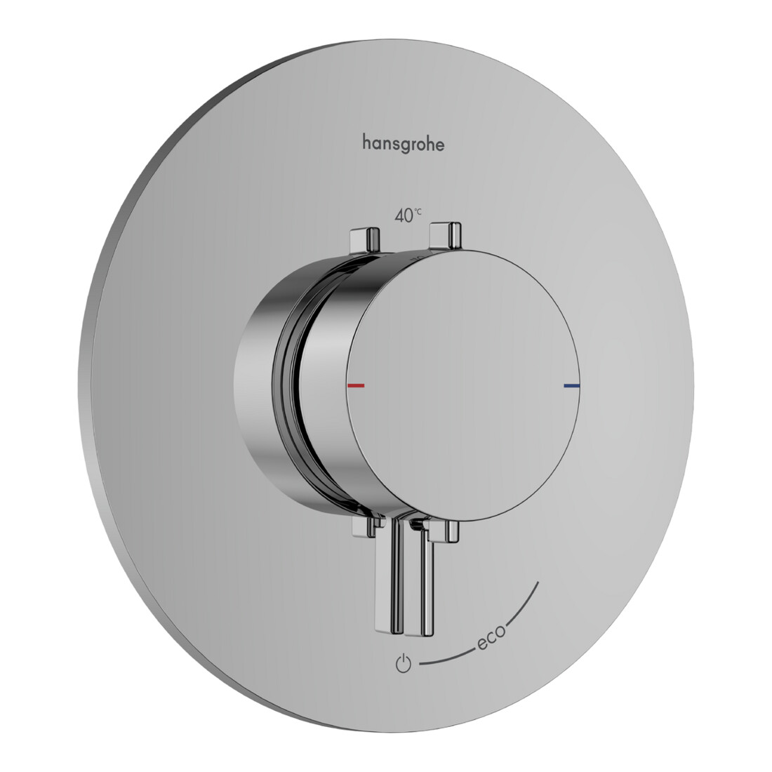hansgrohe Thermostat Ecostat Comfort S encastré, 1 sortie, 25,4 l/min, chrome
