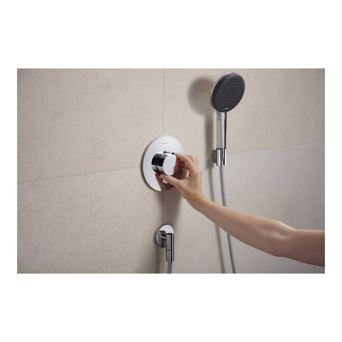 hansgrohe Thermostat Ecostat Comfort S encastré, 1 sortie, 25,4 l/min, chrome
