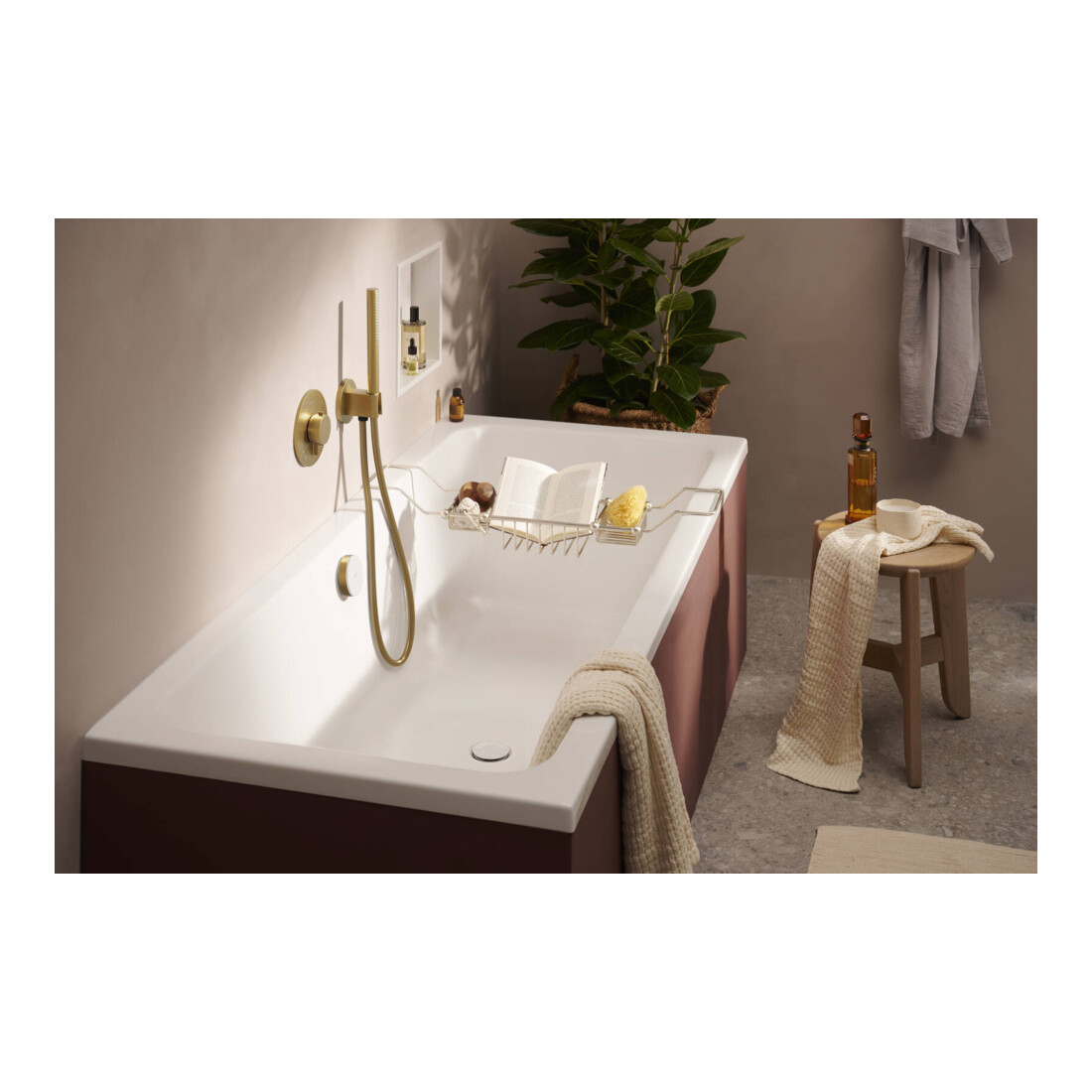 hansgrohe Thermostat Ecostat Comfort S encastré, 2 sorties, 23 l/min, EN 1717, bronze