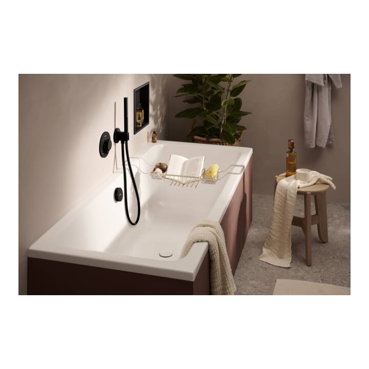 hansgrohe Thermostat Ecostat Comfort S encastré, 2 sorties, 23 l/min, EN 1717, noir mat