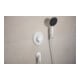 hansgrohe Thermostat Ecostat Comfort S encastré, 2 sorties, 24 l/min, blanc mat