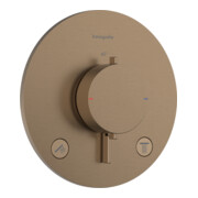 hansgrohe Thermostat Ecostat Comfort S encastré, 2 sorties, 24 l/min, bronze brossé-1