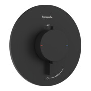 hansgrohe Thermostat Ecostat Comfort S encastré, 25,4 l/min, noir mat-1