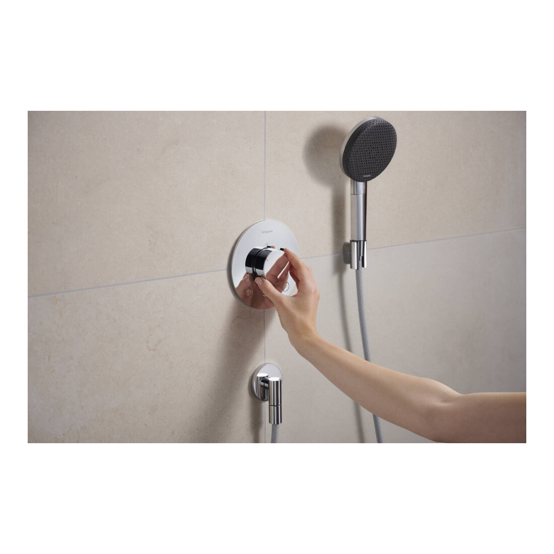 hansgrohe Thermostat Ecostat Comfort S encastré, pour 2 utilisateurs, 24 l/min, chrome
