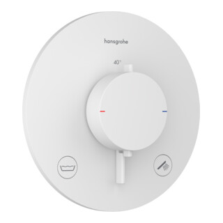 hansgrohe Thermostat Ecostat Comfort S UP, f 2 Verbr., 23 l/m., EN 1717, m.-we