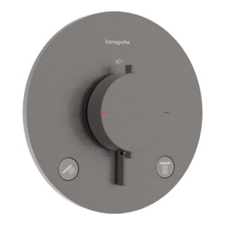 hansgrohe Thermostat Ecostat Comfort S UP, f 2 Verbr., 24 l/m., brush. bla vc