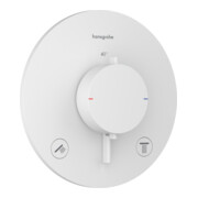 hansgrohe Thermostat Ecostat Comfort S UP, f 2 Verbraucher, 24 l/min, mattweiß-1