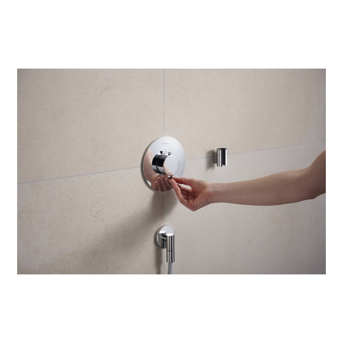 hansgrohe Thermostat Ecostat Comfort S UP, für 1 Verbraucher, 25,4 l/min, chrom