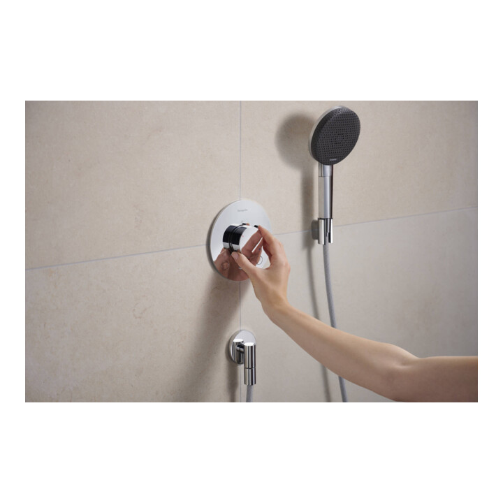 hansgrohe Thermostat Ecostat Comfort S UP, für 2 Verbraucher, 24 l/min, chrom