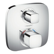hansgrohe Set de montage complet Ecostat E 2 utilisateurs, thermostat encastré, chrome