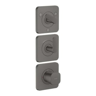 hansgrohe Thermostat-Modul Axor Citterio C cub cut, brush. bla vc, UP mit Rosetten