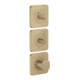 hansgrohe Thermostat-Modul Axor Citterio C cub cut, brushed bronze, UP mit Rosetten-1