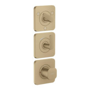 hansgrohe Thermostat-Modul Axor Citterio C cub cut, brushed bronze, UP mit Rosetten