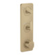 hansgrohe Thermostat-Modul Axor Citterio C o. Struk., brushed bronze, UP mit Platte-1