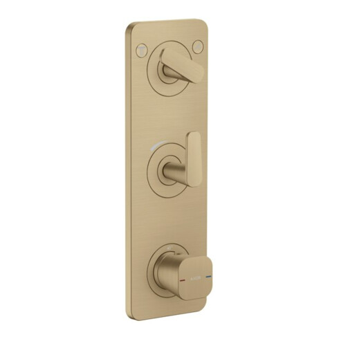 hansgrohe Thermostat-Modul Axor Citterio C o. Struk., brushed bronze, UP mit Platte