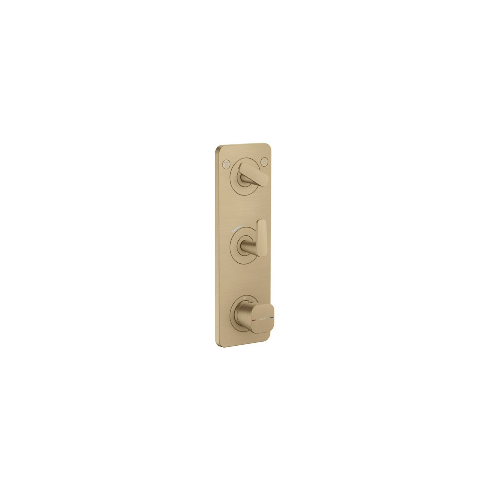 hansgrohe Thermostat-Modul Axor Citterio C o. Struk., brushed bronze, UP mit Platte