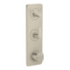 hansgrohe Thermostat-Modul Axor Citterio C o. Struk., brushed nickel, UP mit Platte-1