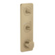 hansgrohe Thermostat-module Axor Citterio C cubic cut, bronze brossé, encastré avec plaque-1
