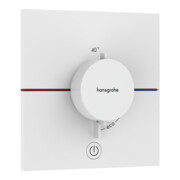 hansgrohe Thermostat ShowerSelect Comfort E encastré, 1 entr. 1 sort. supp., blanc mat