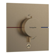 hansgrohe Thermostat ShowerSelect Comfort E encastré, 1 sortie, 1 sortie supplémentaire, bronze brossé